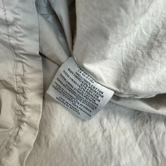 Levi's Womens Beige Drawstring Hooded Utility Jacket XL Lightweight Pockets - Picture 4 of 8